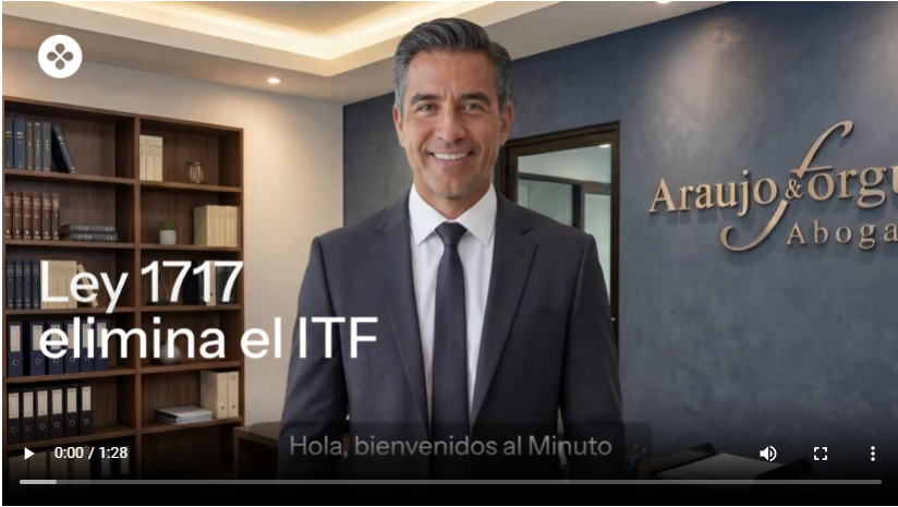 LEY 1717 ELIMINA EL ITF